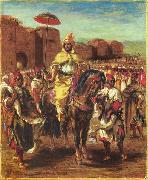 Eugene Delacroix Portrat des Sultans von Marokko painting